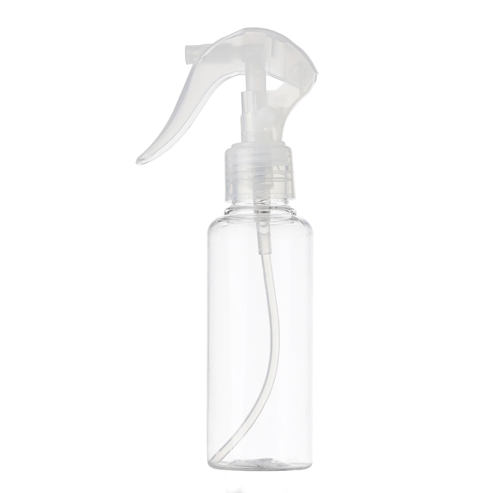 Frasco spray 100 ml de plástico na cor Transparente / Branco, personalizado com a logo da empresa
