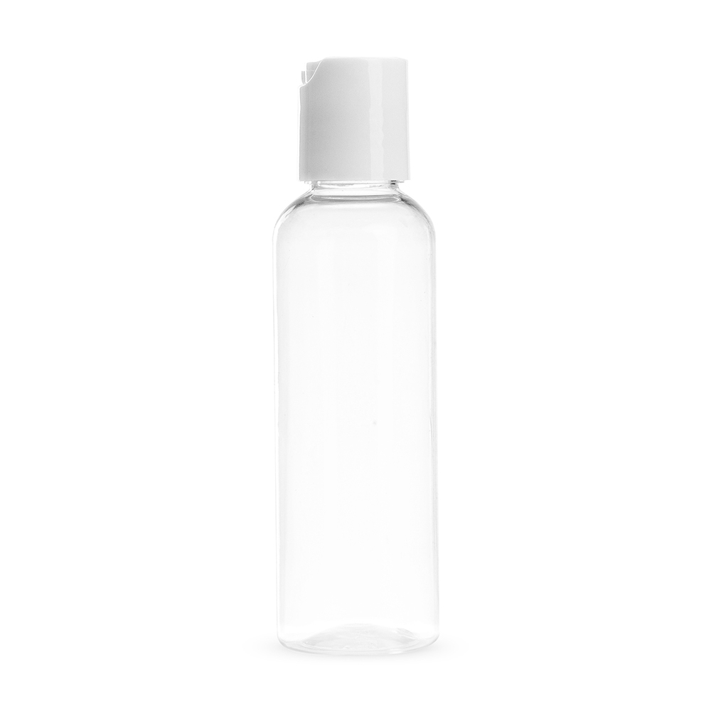 Frasco multiuso 60 ml de plástico personalizado com a logo da empresa