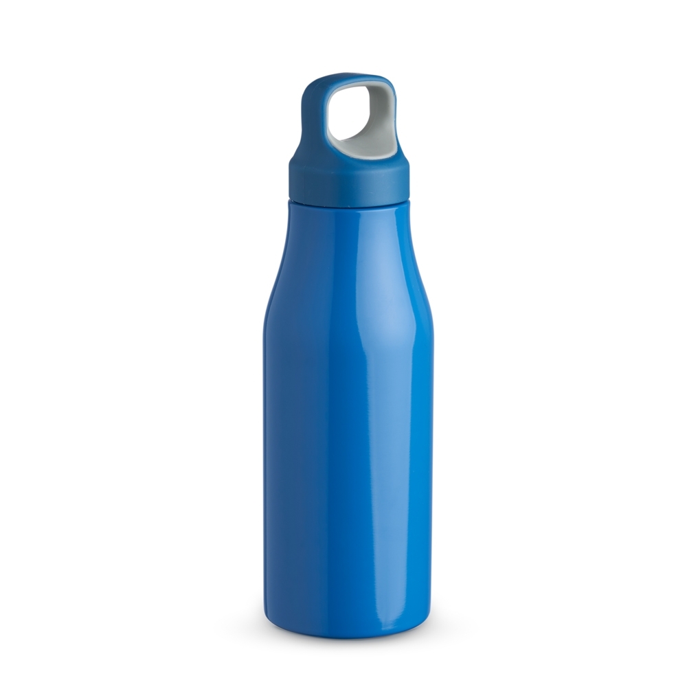 Garrafa inox 650 ml com alça personalizada com a logo da empresa