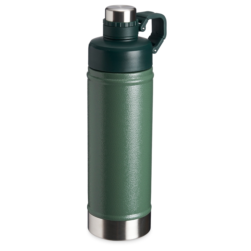 Garrafa térmica 700 ml na cor Verde, personalizada com a logo da empresa