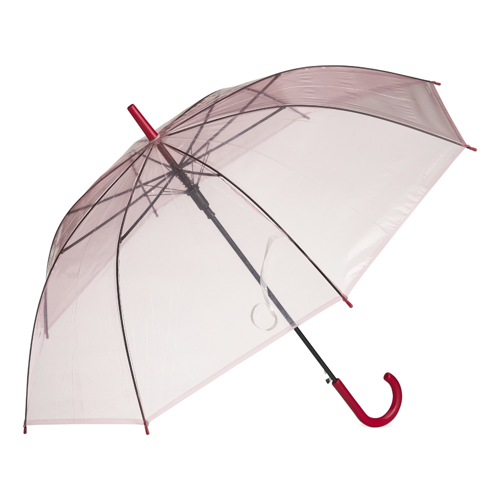 Guarda-chuva transparente automático com 8 varetas