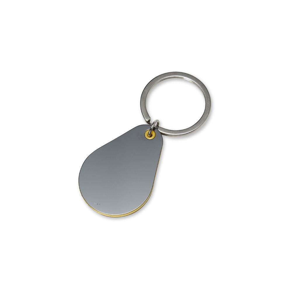 Chaveiro de metal personalizado com a logo da empresa