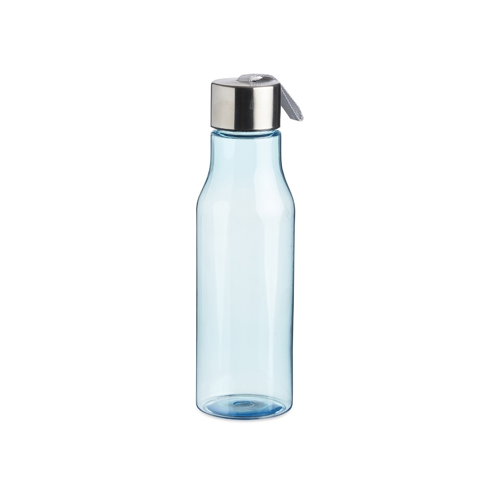 Garrafa plástica 600 ml com alça personalizada com a logo da empresa