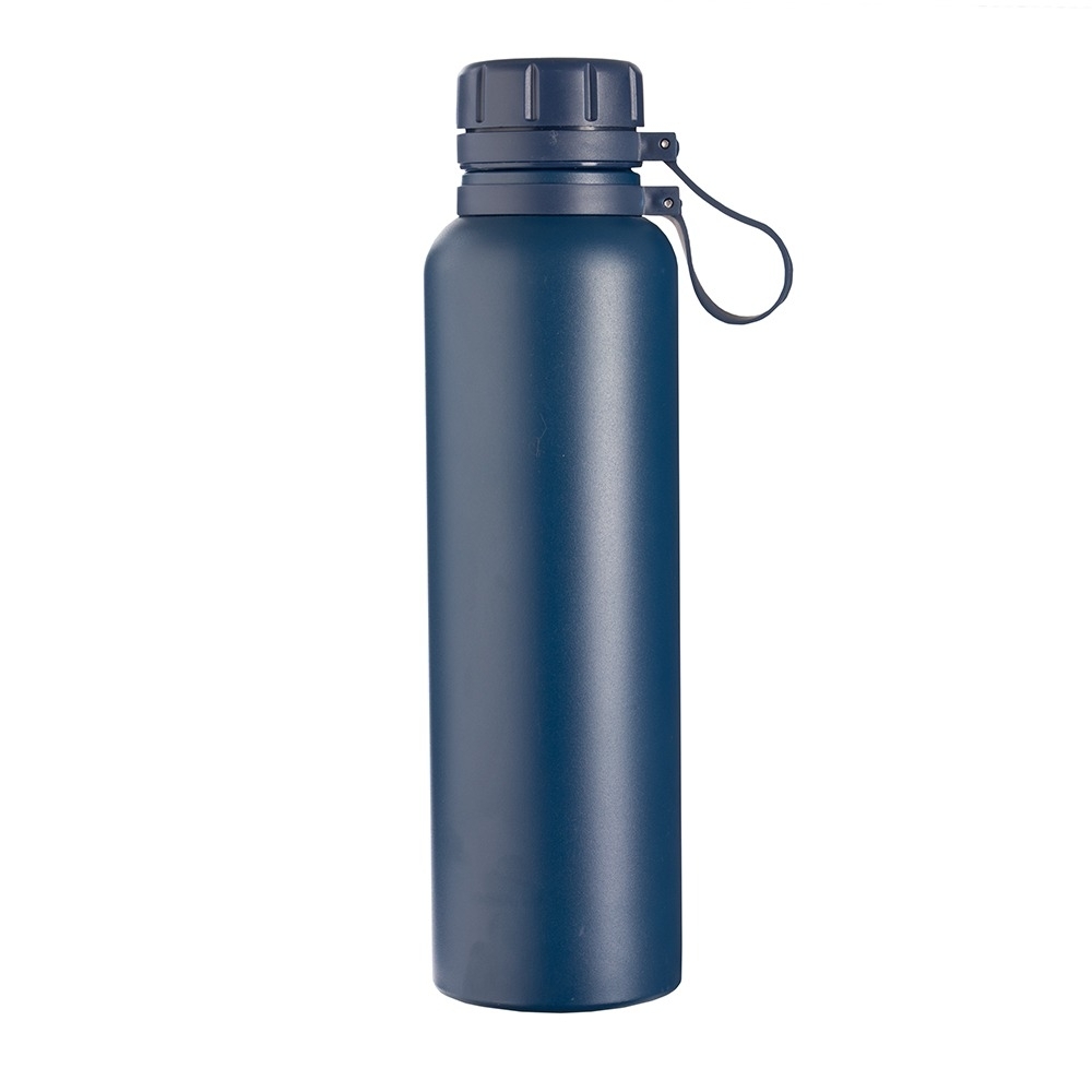 Garrafa térmica 1 litro com infusor e alça personalizada com a logo da empresa