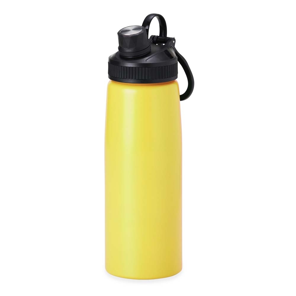 Squeeze inox 900 ml com alça personalizado com a logo da empresa