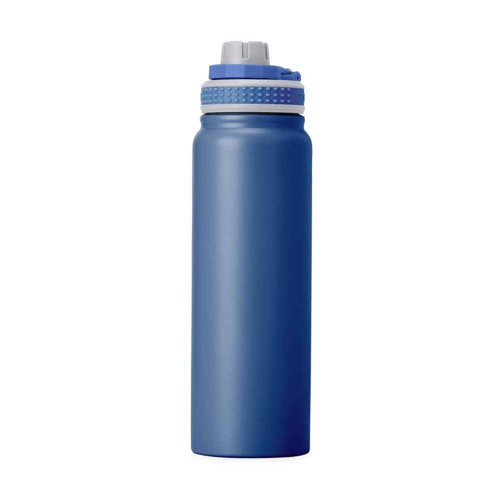 Garrafa térmica 850 ml de inox com infusor e alça personalizada com a logo da empresa