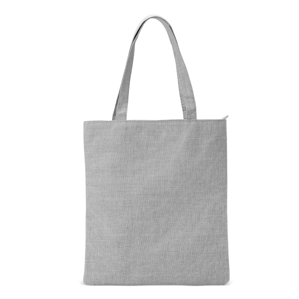 Sacola de nylon mescla com zíper personalizada com a logo da empresa