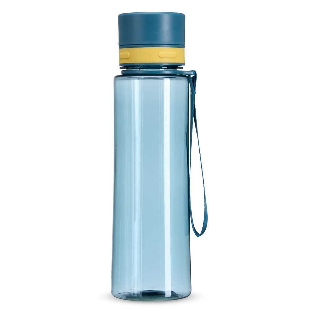 Garrafa plástica 780 ml com alça de nylon personalizada com a logo da empresa