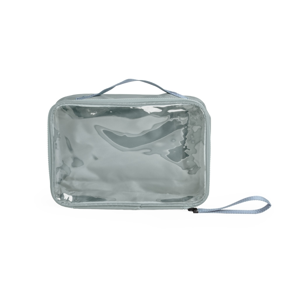 Nécessaire de nylon com visor personalizada com a logo da empresa
