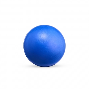 Bolinha antistress PU na cor Azul, personalizada com a logo da empresa
