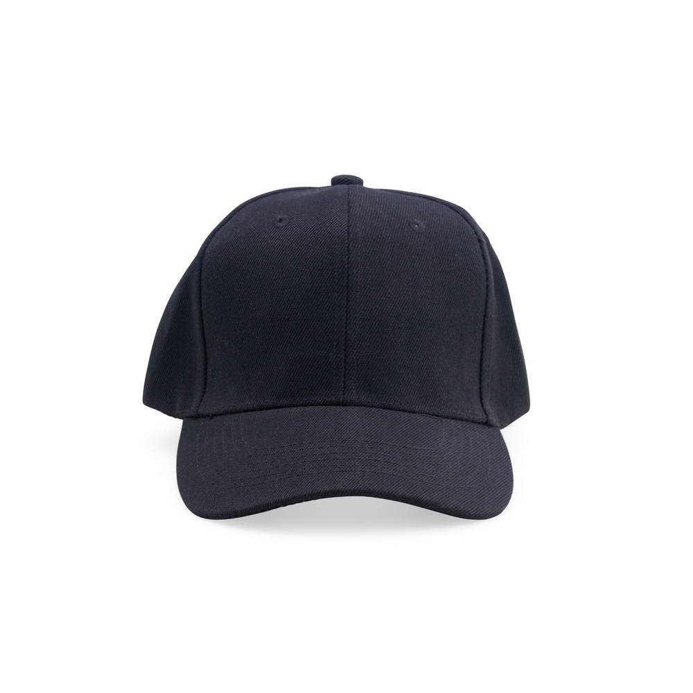 Boné poliestireno aba curva na cor Preto, personalizado com a logo da empresa
