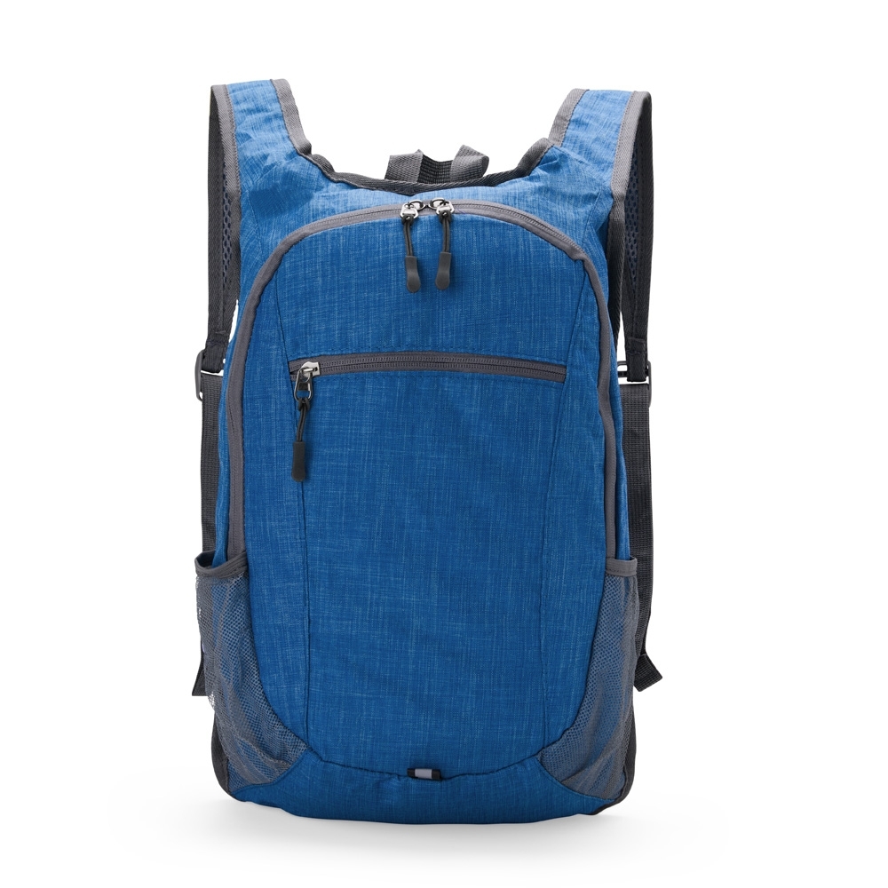 Mochila oxford dobrável 14 litros personalizada com a logo da empresa