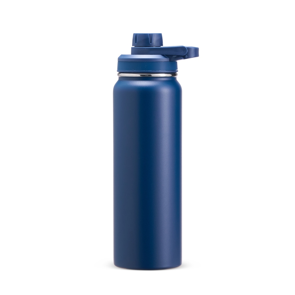 Garrafa térmica inox 850 ml personalizada com a logo da empresa