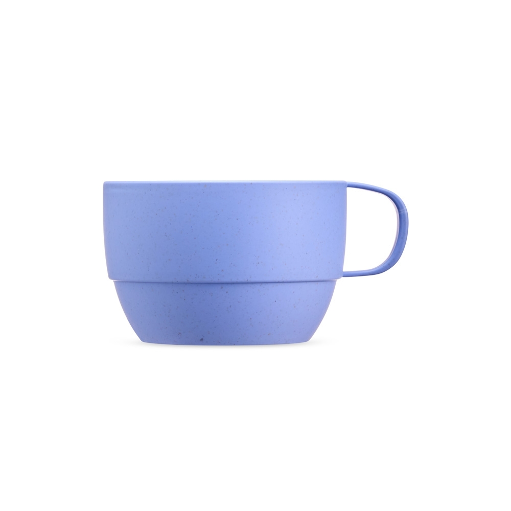 Caneca de palha de trigo 300 ml personalizada com a logo da empresa