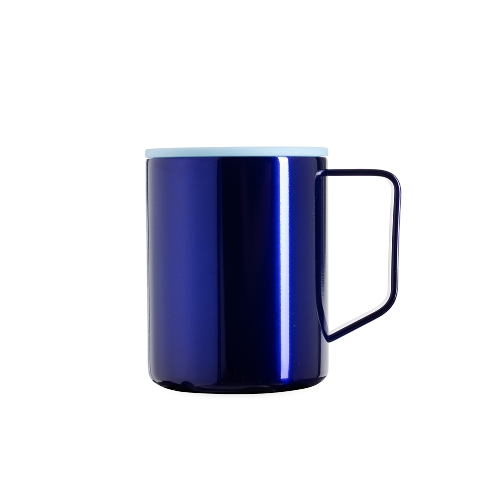 Caneca inox parede dupla 270 ml personalizada com a logo da empresa