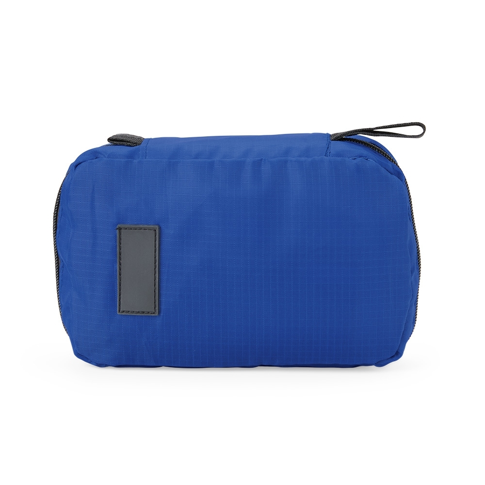 Nécessaire de nylon com 3 compartimentos personalizada com a logo da empresa
