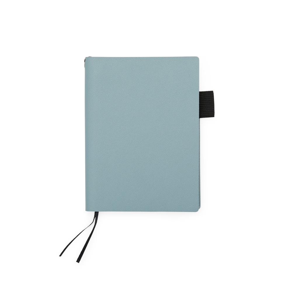 Caderno em couro sintético personalizado com a logo da empresa