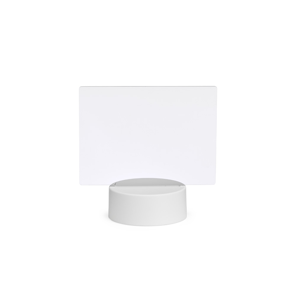 Luminária LED de mesa personalizada com a logo da empresa