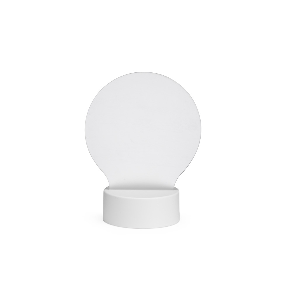 Luminária LED de mesa personalizada com a logo da empresa