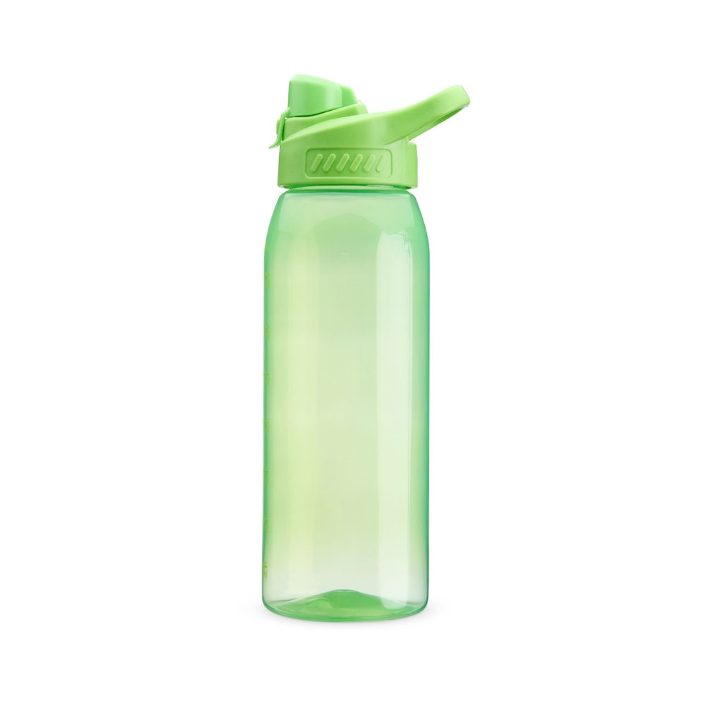 Squeeze plástico 850 ml personalizado com a logo da empresa, na cor verde
