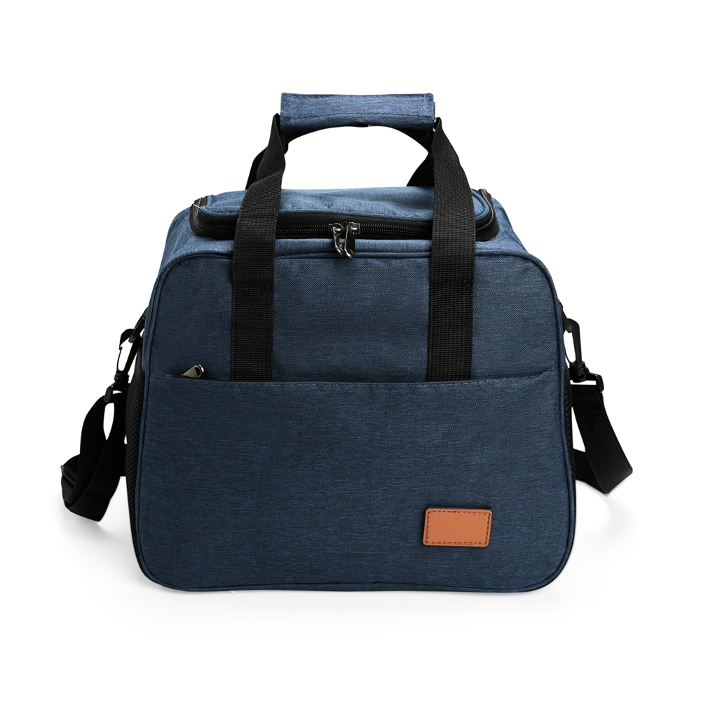 Bolsa térmica 20 litros de tecido oxford personalizada com a logo da empresa