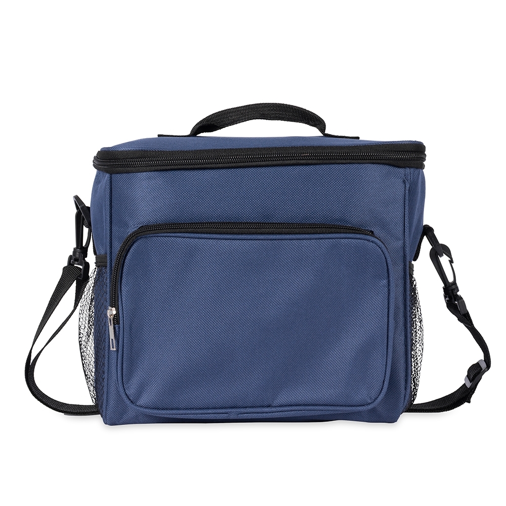 Bolsa térmica oxford 11 litros impermeável personalizada com a logo da empresa