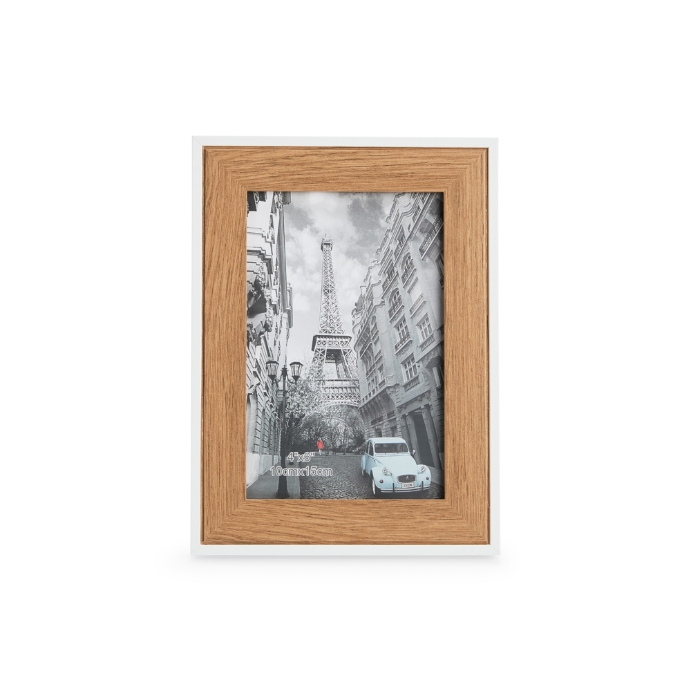 Porta-retrato MDF na cor Marrom, personalizado com a logo da empresa