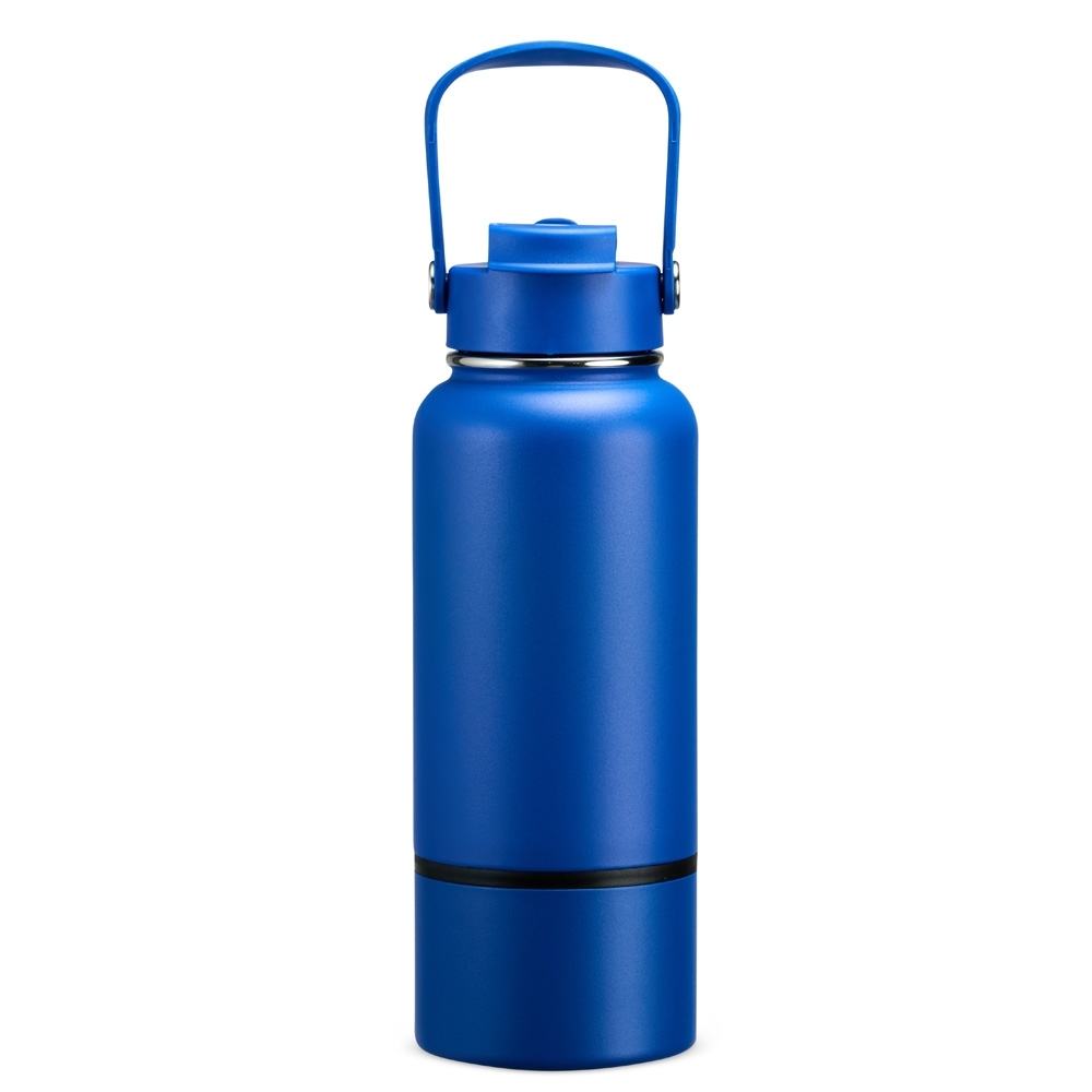 Garrafa térmica 700 ml de inox com canudo personalizada com a logo da empresa