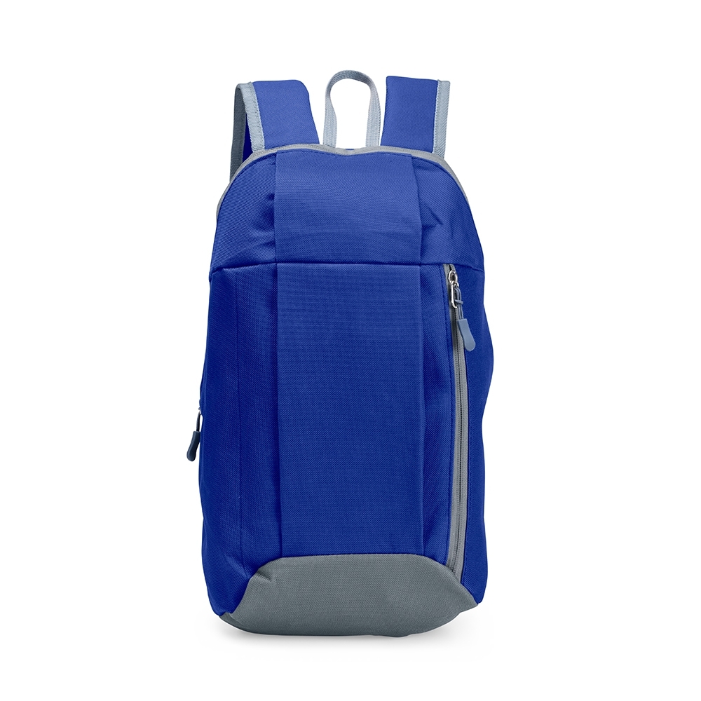Mochila de poliéster 9 litros impermeável com bolso frontal personalizada com a logo da empresa