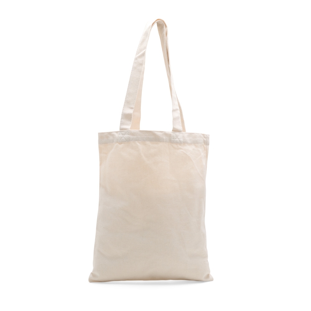 Sacola de lona (39 x 31 cm) personalizada com a logo da empresa