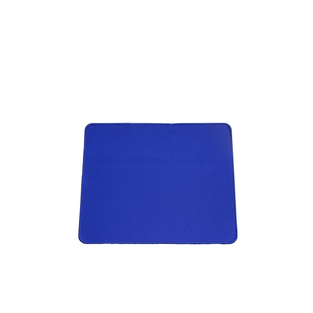 Mouse pad de poliéster flexível (30 x 25 cm) personalizado com a logo da empresa, na cor azul