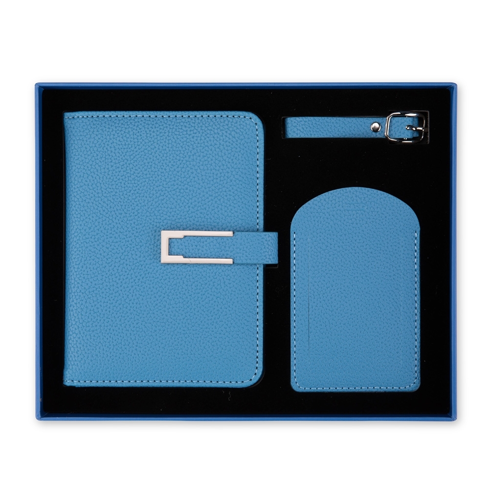 Kit viagem 2 peças personalizado com a logo da empresa