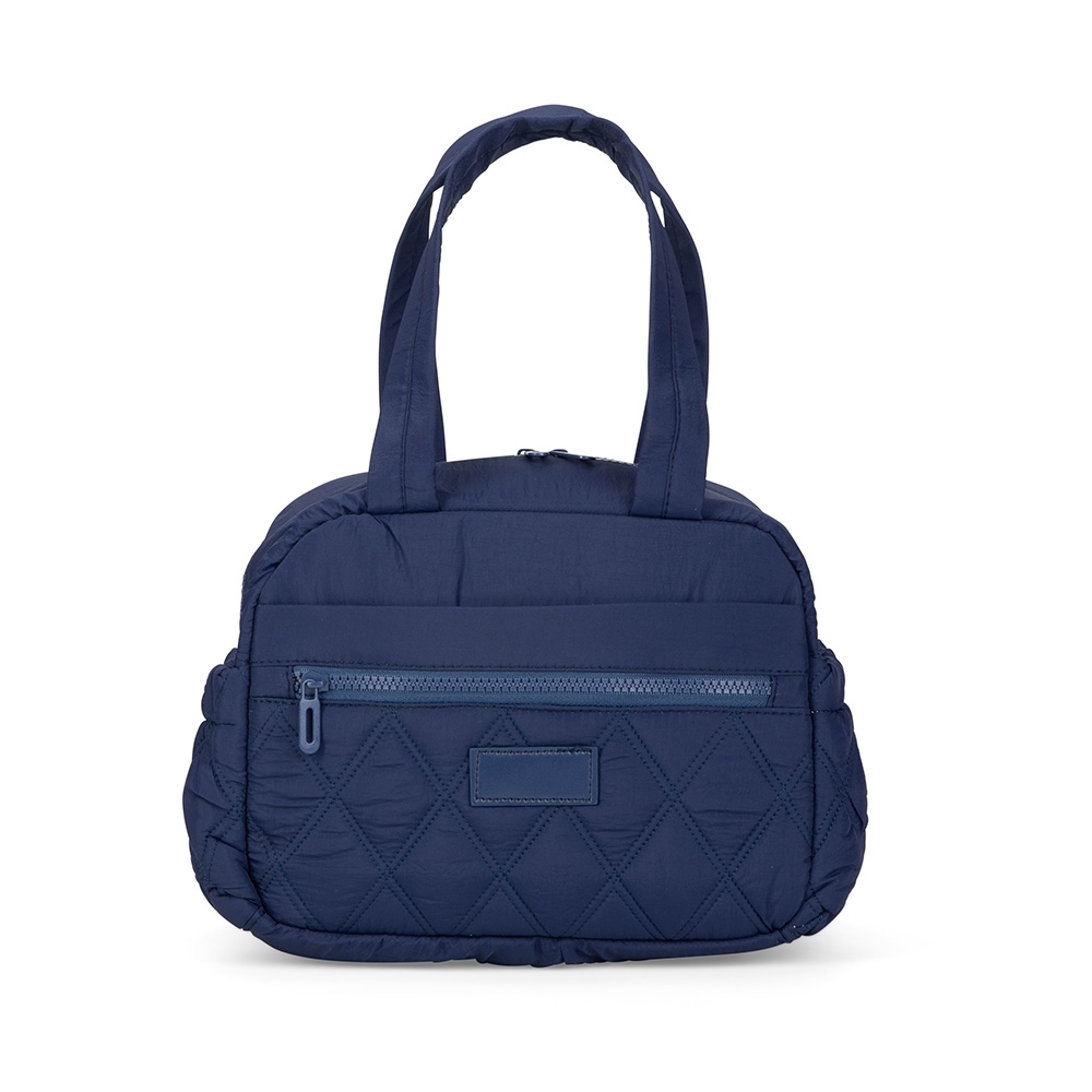 Bolsa térmica 7 litros personalizada com a logo da empresa, na cor azul