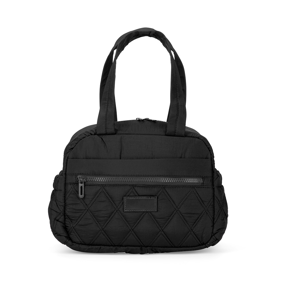 Bolsa térmica 7 litros na cor Preto, personalizada com a logo da empresa