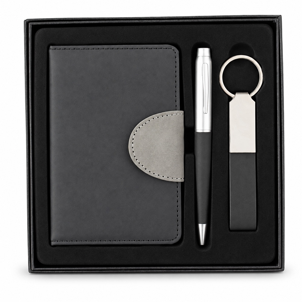 Kit executivo 3 peças personalizado com a logo da empresa