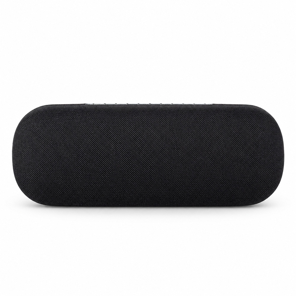 Estojo para óculos na cor Preto, personalizado com a logo da empresa