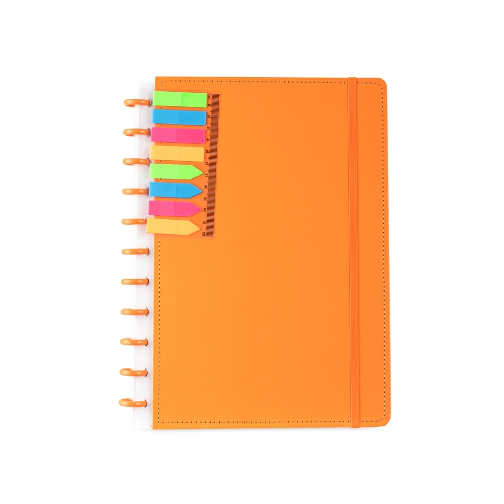 Caderno de disco A4 com capa dura e 80 folhas, foto 3