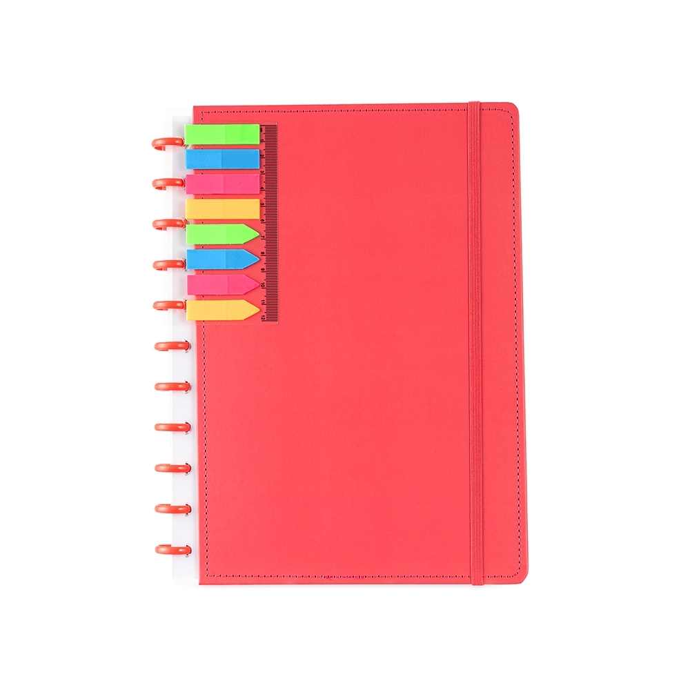 Caderno de disco A4 com capa dura e 80 folhas, foto 6