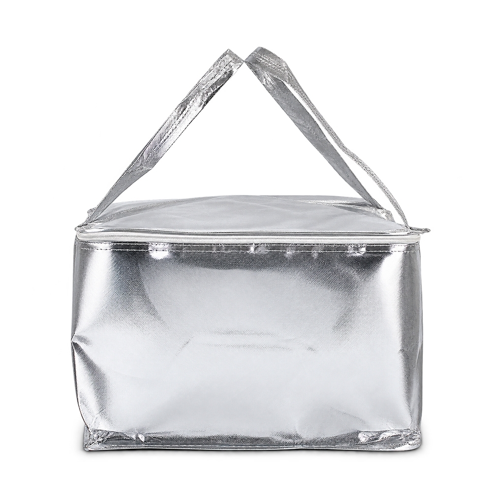 Bolsa TNT metalizado personalizada com a logo da empresa