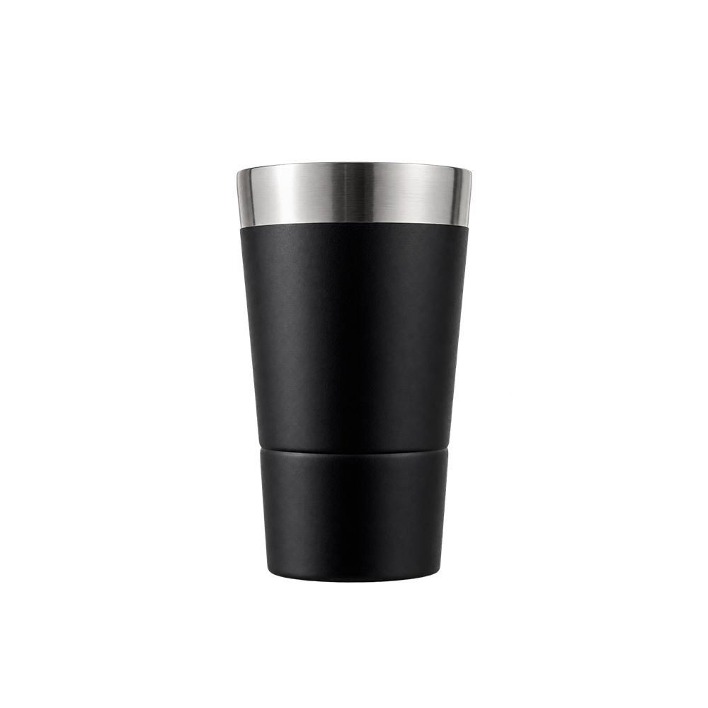 Copo térmico 470 ml na cor Preto, personalizado com a logo da empresa
