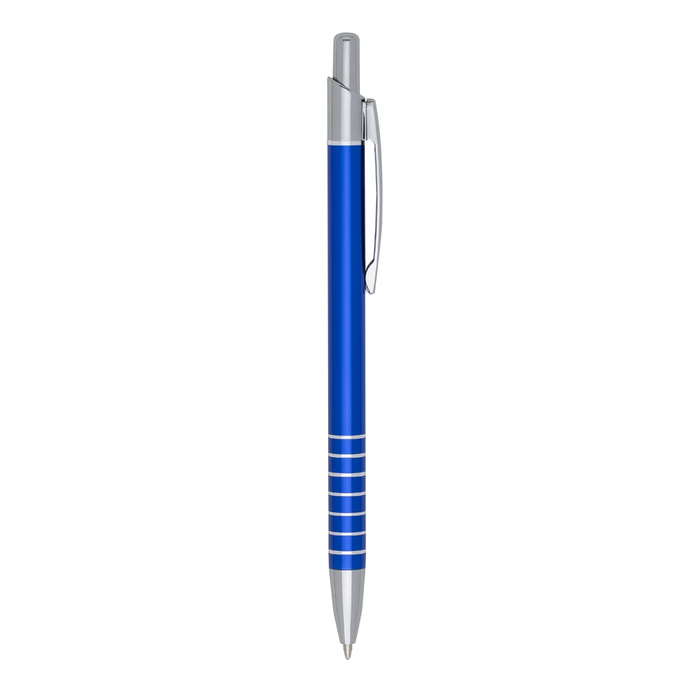 Caneta de metal com 7 aneis personalizada com a logo da empresa