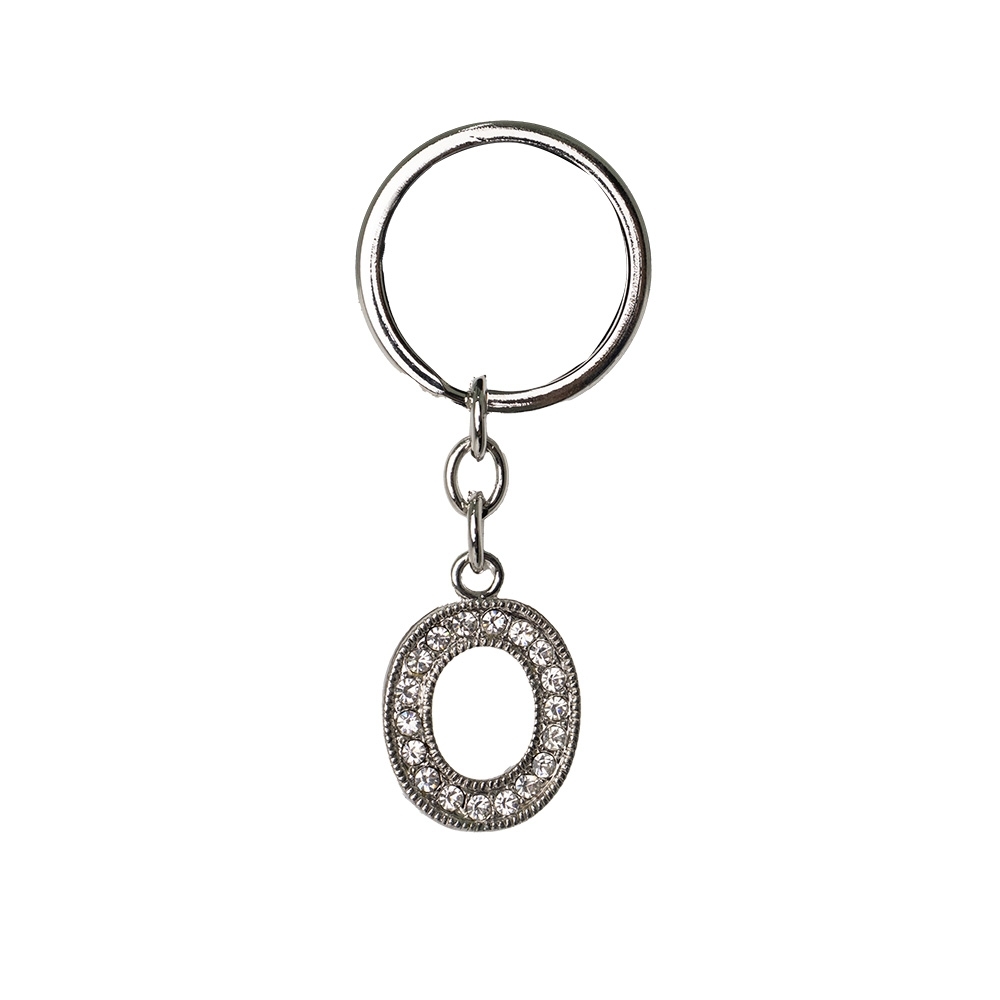 Chaveiro de metal letra o personalizado com a logo da empresa