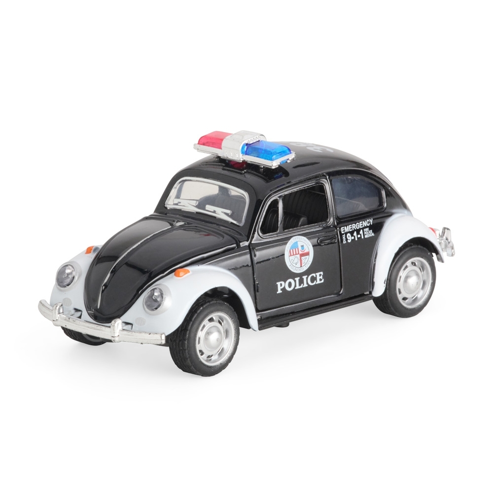 Carro miniatura polícia de plástico na cor Amarelo, personalizado com a logo da empresa