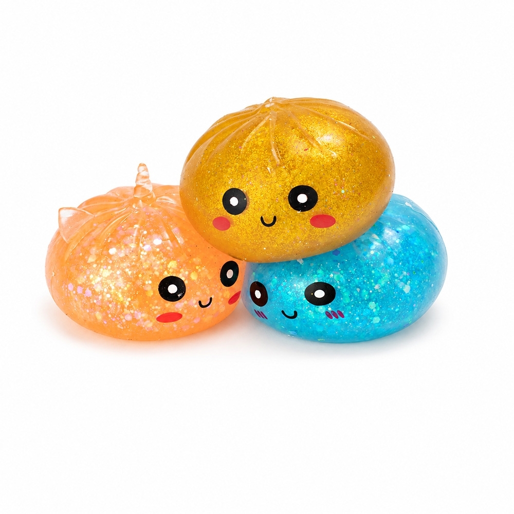 Squishy colecionável na cor Colorido, personalizado com a logo da empresa