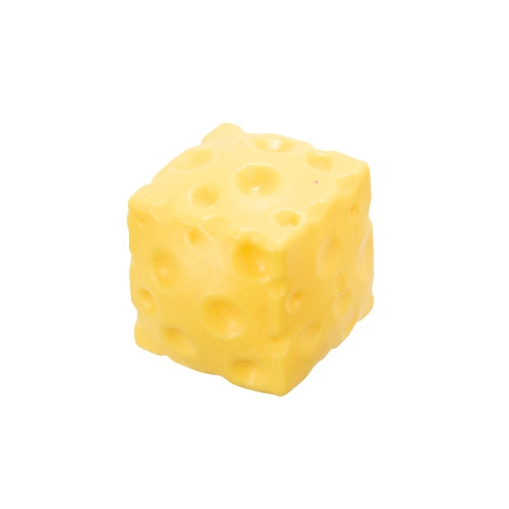 Squishy queijo na cor Colorido, personalizado com a logo da empresa