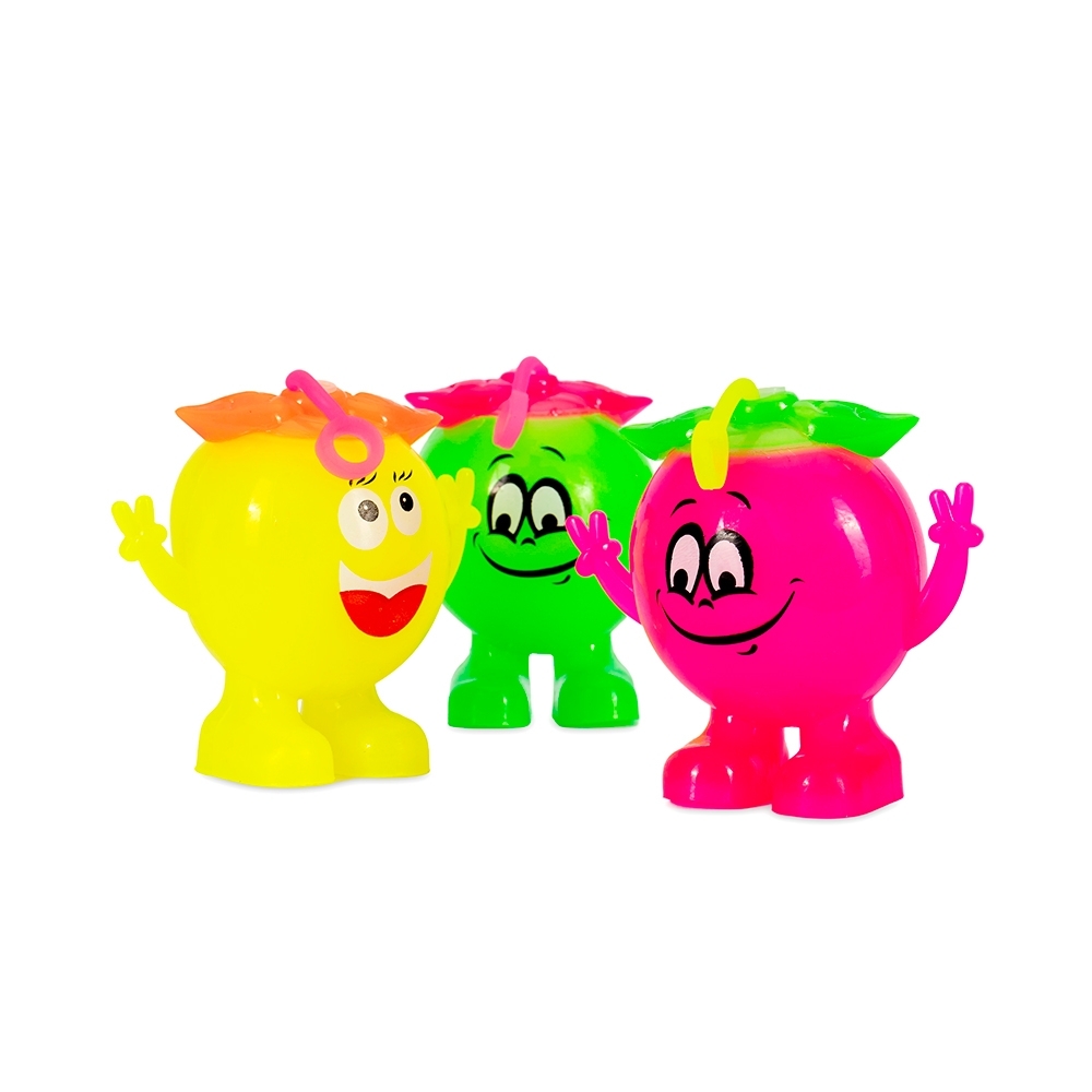 Fruta de vinil na cor Colorido / Amarelo, com a logo da empresa