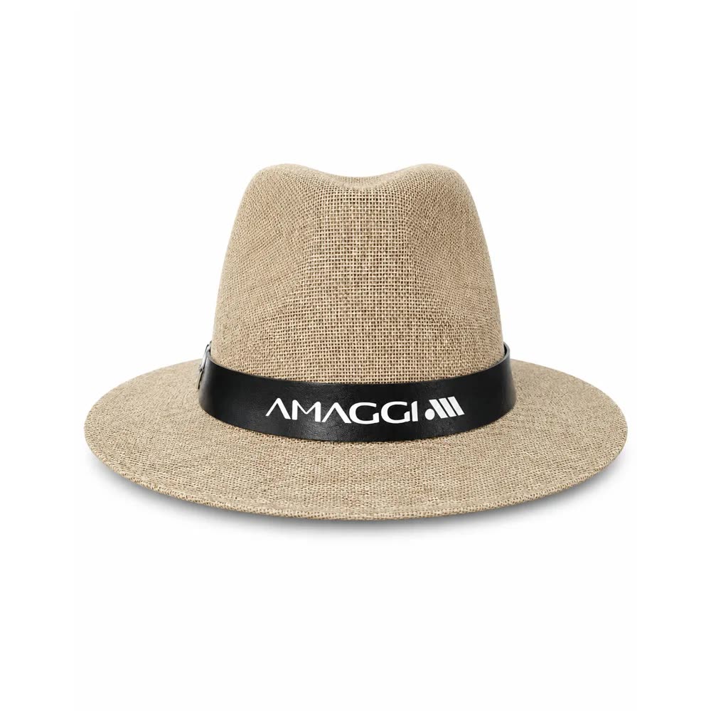 Chapéu fibra de bambu personalizado com a logo da empresa